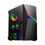 CASE GAMING RGB EAGLE WARRIOR STORM CG03YBRA001C MID TOWER 1 VENTILADOR DE 120MM CON VIDRIO LATERAL Y TIRA RGB - Image 2