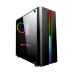 CASE GAMING RGB EAGLE WARRIOR TLALOC CG05R CG05RDRA001C MID TOWER SIN VENTILACIÓN INCLUIDA CON VIDRIO LATERAL Y TIRA RGB - Image 2