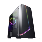 CASE GAMING RGB EAGLE WARRIOR GLADIATOR CG11RFRA003C MID TOWER 1 VENTILADOR DE 120MM CON PANEL ACRÍLICO FRONTAL Y LATERAL Y TIRA RGB (INCLUYE PEQUEÑO CONTROL BOARD) - Image 2