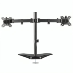 SOPORTE DE ESCRITORIO PARA MONITORES UNNO TEKNO TM8001BK COMPATIBLE CON MONITORES PLANOS DE HASTA 32" CAPACIDAD DE 8KG CADA UNO CON ORGANIZADOR DE CABLES - Image 2